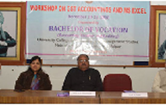 Workshop on GST Accounting and MS Excel