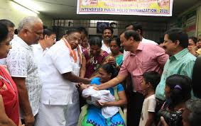 Nationwide programme to administer polio drops to children organized on National Immunization Day