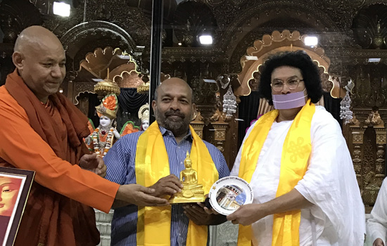 Acharya Lokesh honored with Mahakaruna Award