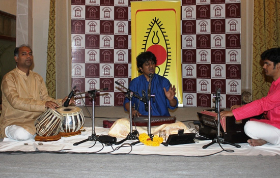 Presentation of renowned singer Kumar Maradur Presentation of renowned singer Kumar Maradur