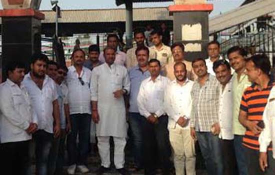 MP Joshi inspected the Chittorgarh Railway Station