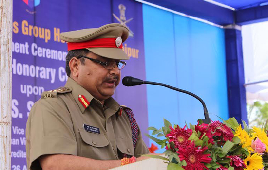 Conferment Ceremony of Rank of Honorary Colonel Upon Prof. S.S. Sarangdevot VC JRNU