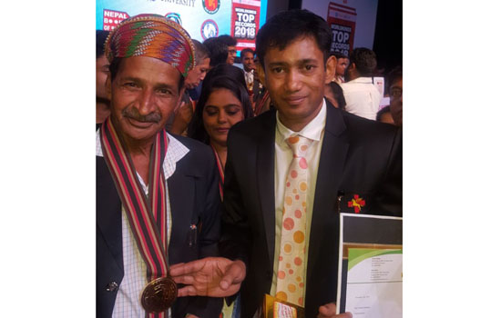 Vinaya Bhanawat felicitated Vinaya Bhanawat felicitated