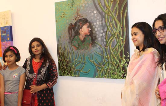  Exhibition of Women Painters  AT BAGOR KI HAVELI