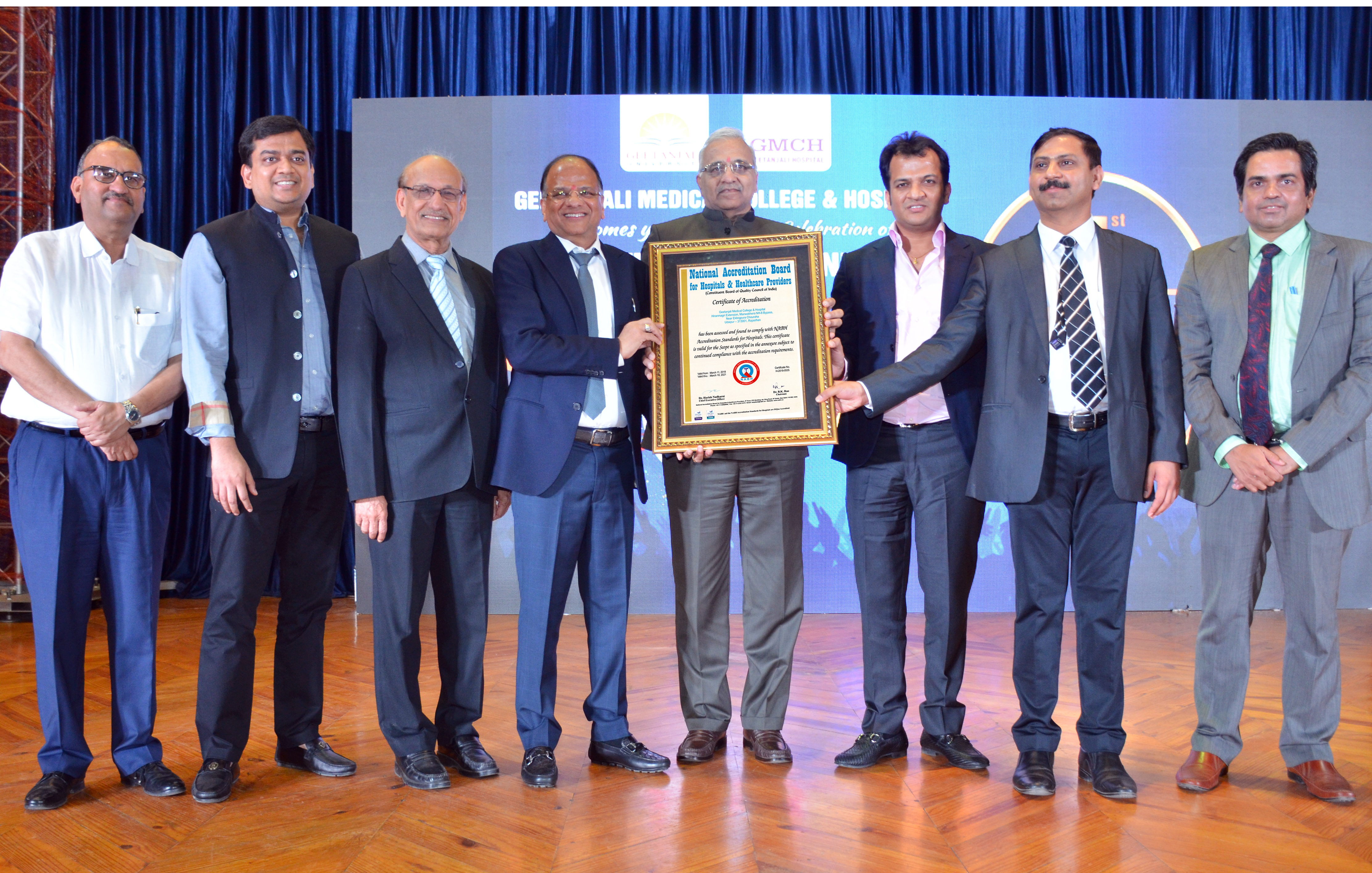 “GMCH: First Medical College & Hospital in Rajasthan to receive NABH Accreditation”