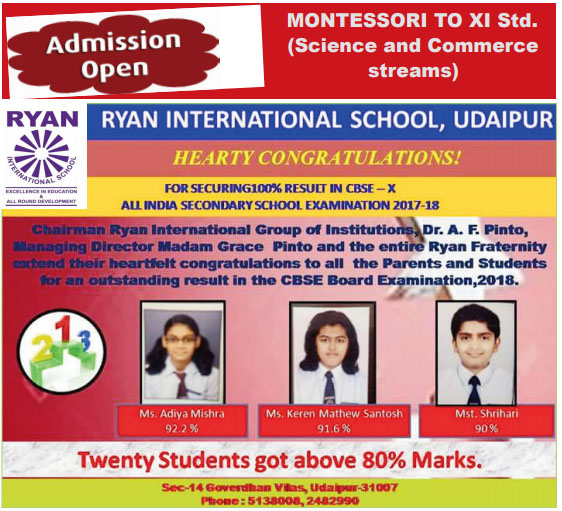 Ryan international school advertisement