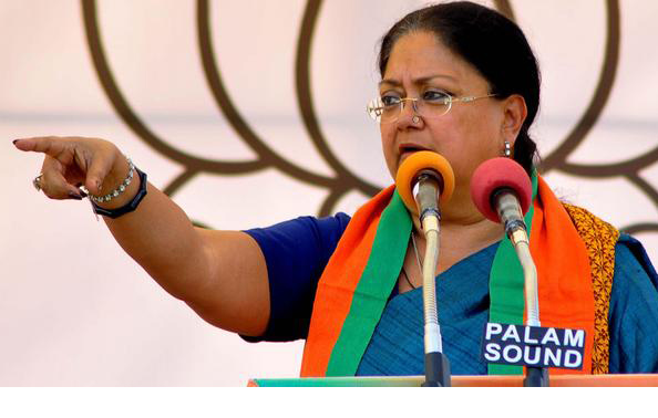 Raje In Command As Party Delays Naming State Chief