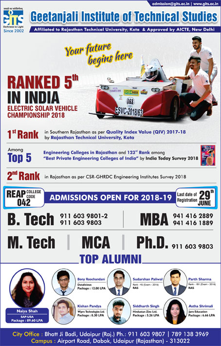Advertisement_Geetanjali institute of technical studies