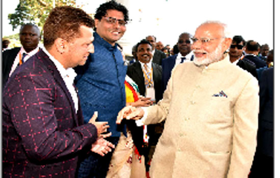 Riyaz Gangji invited by the President Museveni Riyaz Gangji invited by the President Museveni