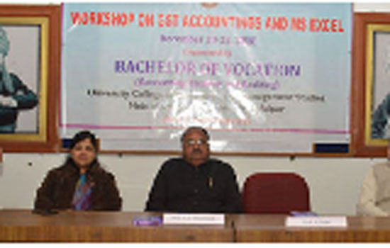 Workshop on GST Accounting and MS Excel Workshop on GST Accounting and MS Excel
