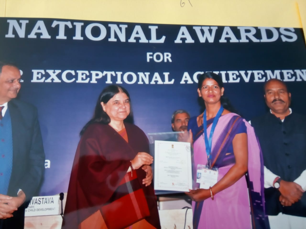 National Awards to Anganwadi Workers for Exceptional Achievements