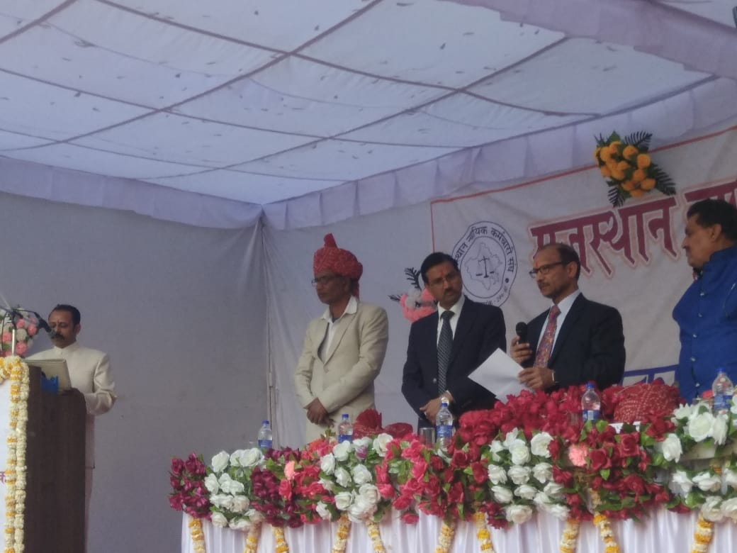 Oath ceremony of of Raj. Nyayik Kamrmchari Sangh Udaipur Oath ceremony of of Raj. Nyayik Kamrmchari Sangh Udaipur