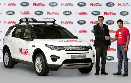 LAND ROVER OFFERS VEHICLE TO RAPID RESPONSE TO AID DISASTER RELIEF
