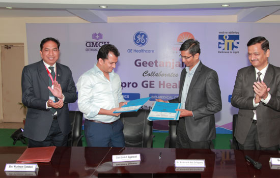"Geetanjali Group enters into a collaboration with G.E. Healthcare Education Institute 