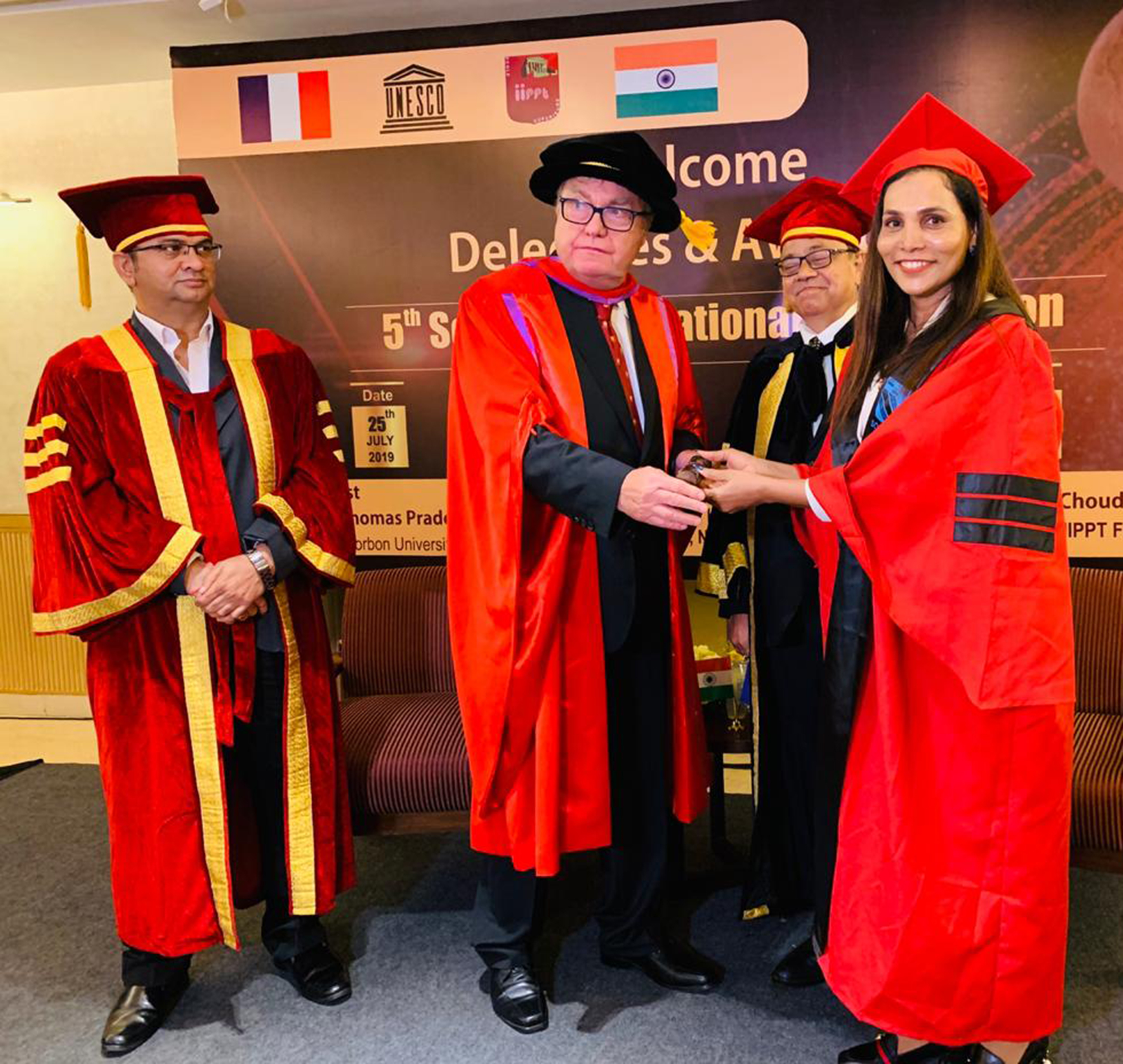 Rekha Chaudhari Awarded Philosophiae Doctor Honoris Causa by Sorbon University, France