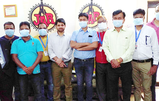 Udaipur JAR Initiative - Masks and Sanitizers distributed to JAR Members