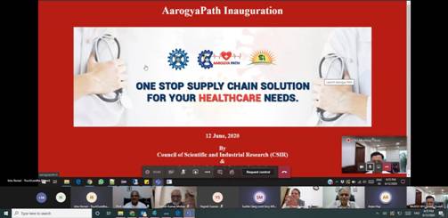 Aarogyapath,that provides real-time availability of critical supplies launched