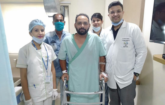 Paras JK hospital conducted  Successful surgery for bone cancer 