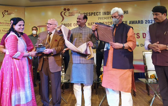 Dr. Kriti Bharti awarded with Pride of the Nation Excellence Award 