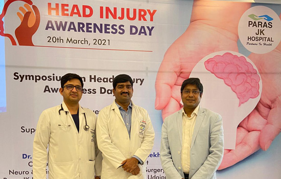 Head Injury Awareness Day celebrated in the Paras J. K.  hospital
