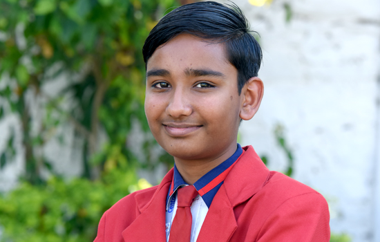 Cps Student Lakshya Gadwal tops Udaipur in Kishore Scientific Incentive Scheme