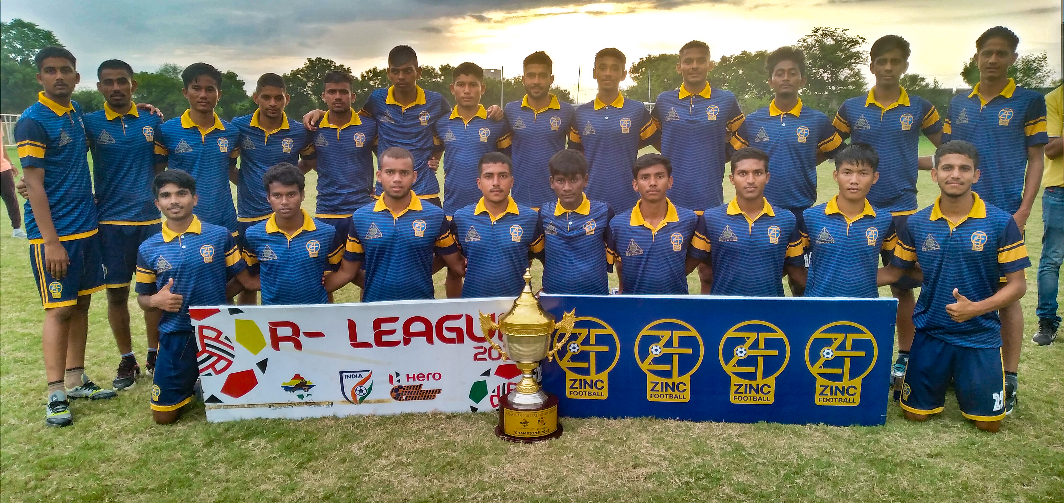 ZINC FOOTBALL ACADEMY WINS RAJASTHAN STATE LEAGUE 2021