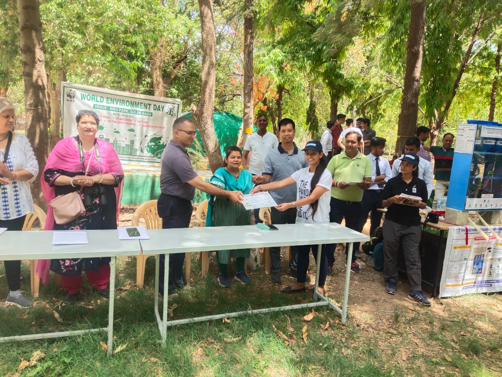 Various programs are organized in Bird Park on World Environment Day