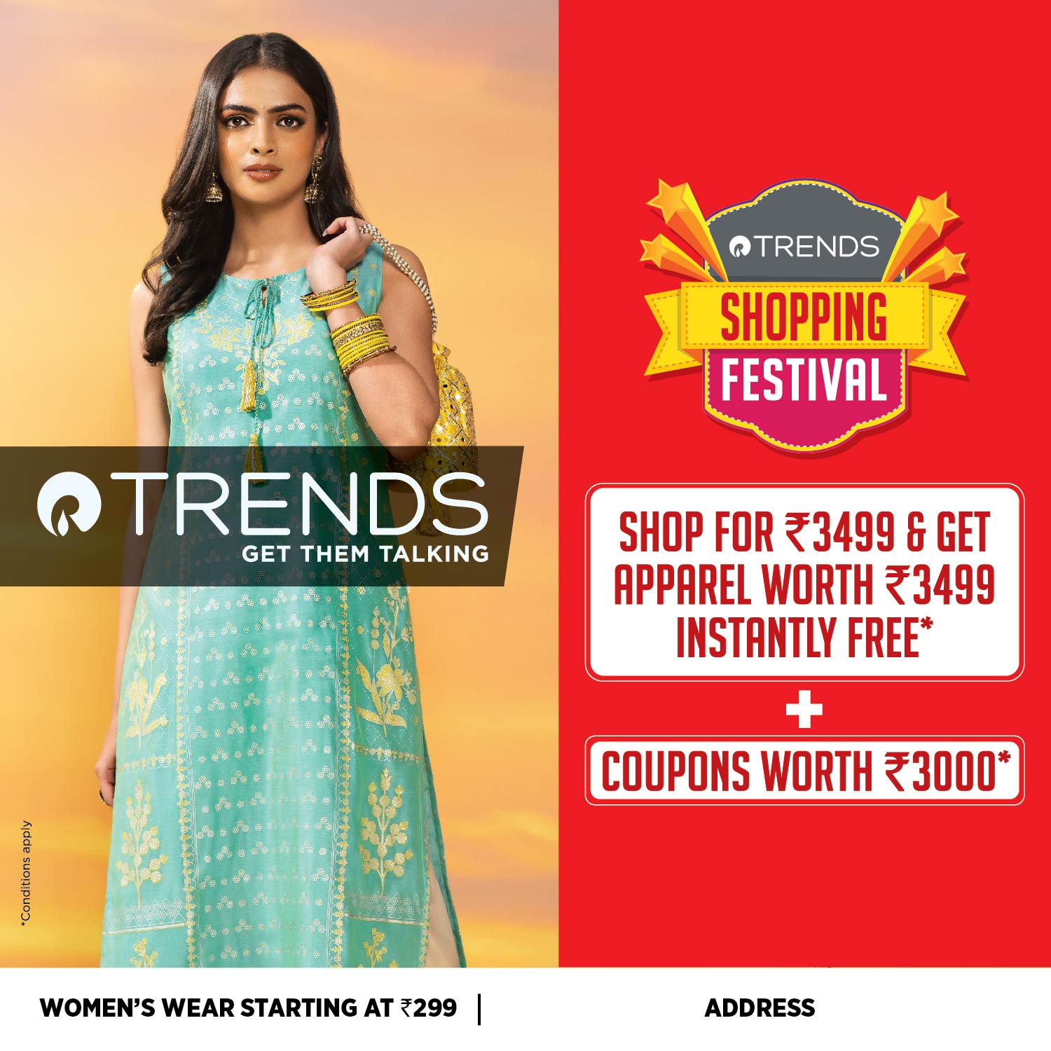 Trends Presents India’s largest Fashion Sale–Trends Shopping Festival