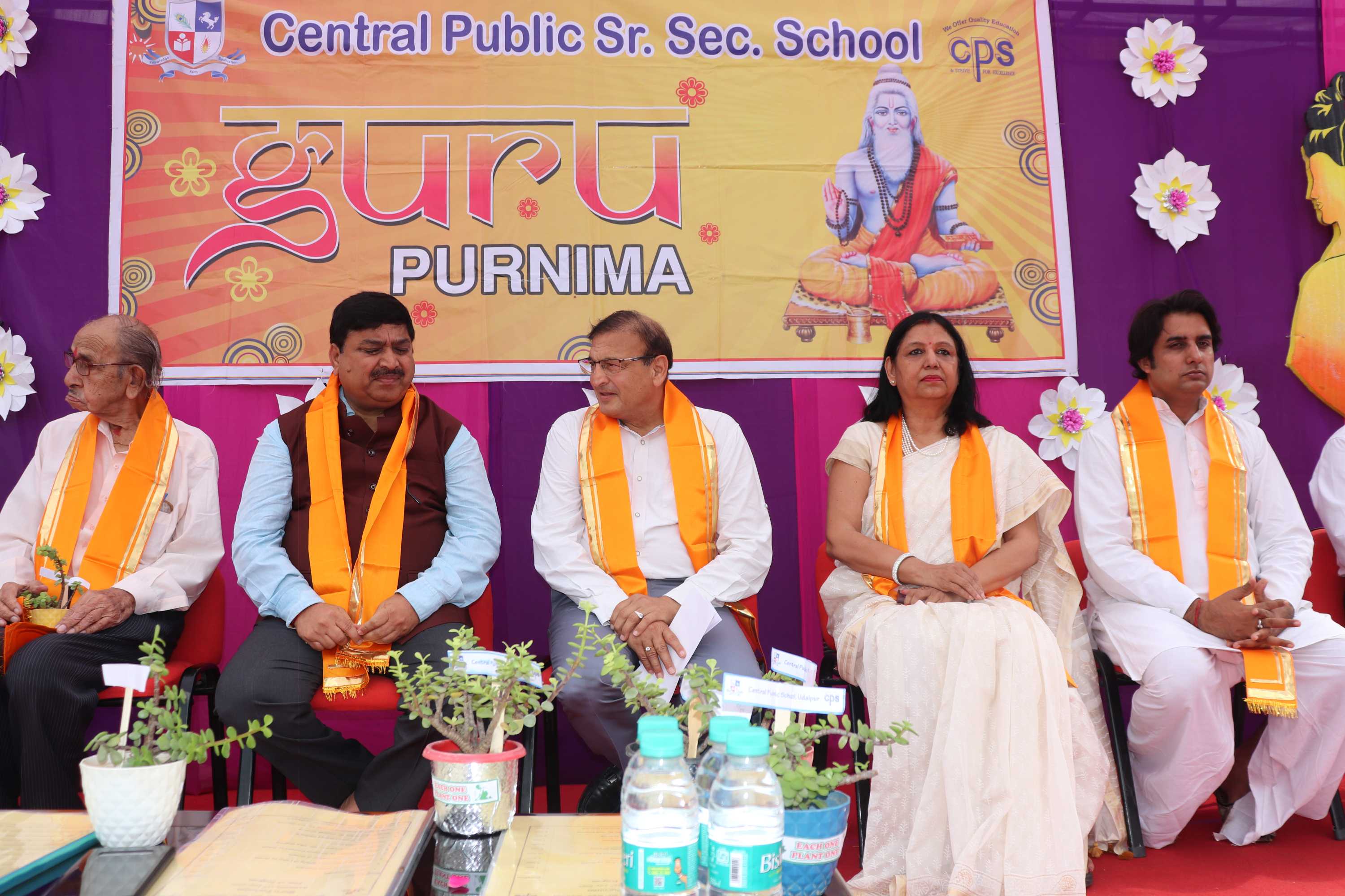 C.P.S. Guru Purnima festival celebrated in school with reverence