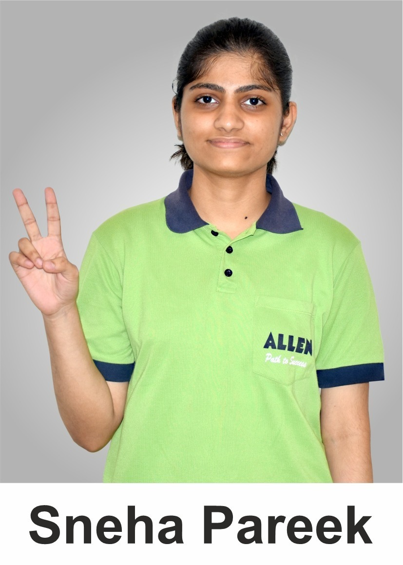 Allen's Sneha achieved All India Rank-2 and was also an All India Girl Topper