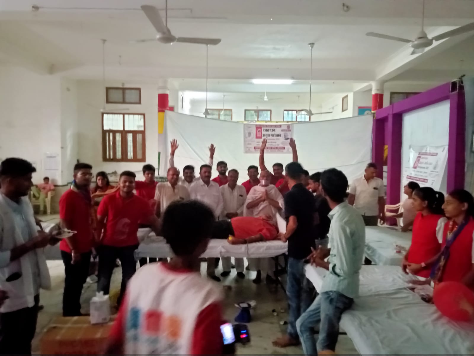 Terapanth Yuvak Parishad Daulatgarh donated 113 units of blood to Amrit Mahotsav