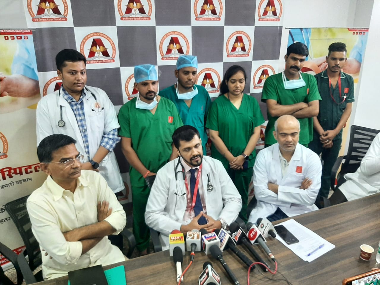 A successful bone marrow transplant occurred at Ananta Hospital, the first-ever South Rajasthan.'