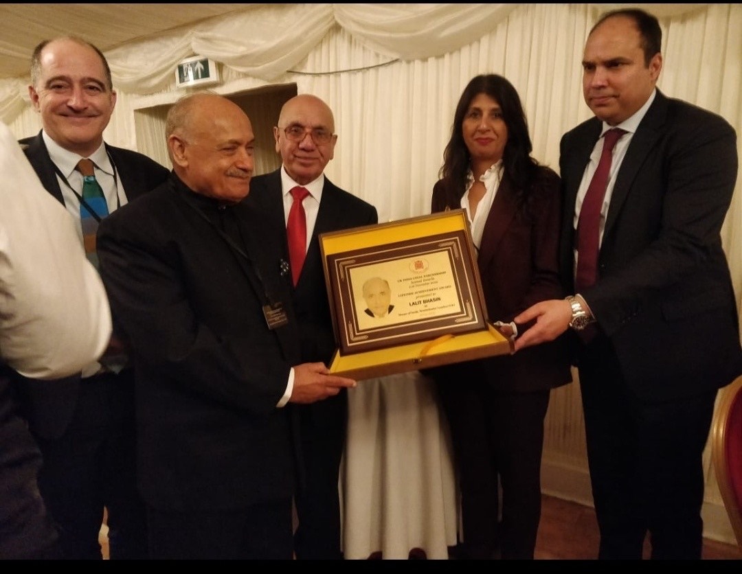Dr. Lalit Bhasin honoured