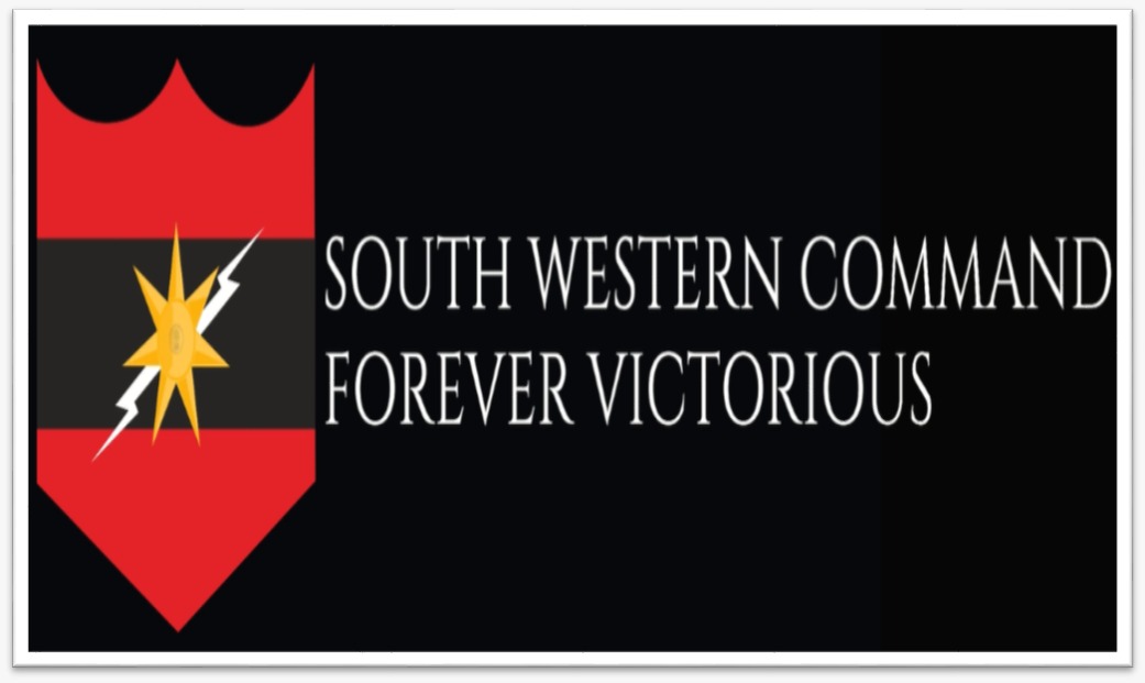 SOUTH WESTERN COMMAND INVESTITURE CEREMONY TO BE HELD