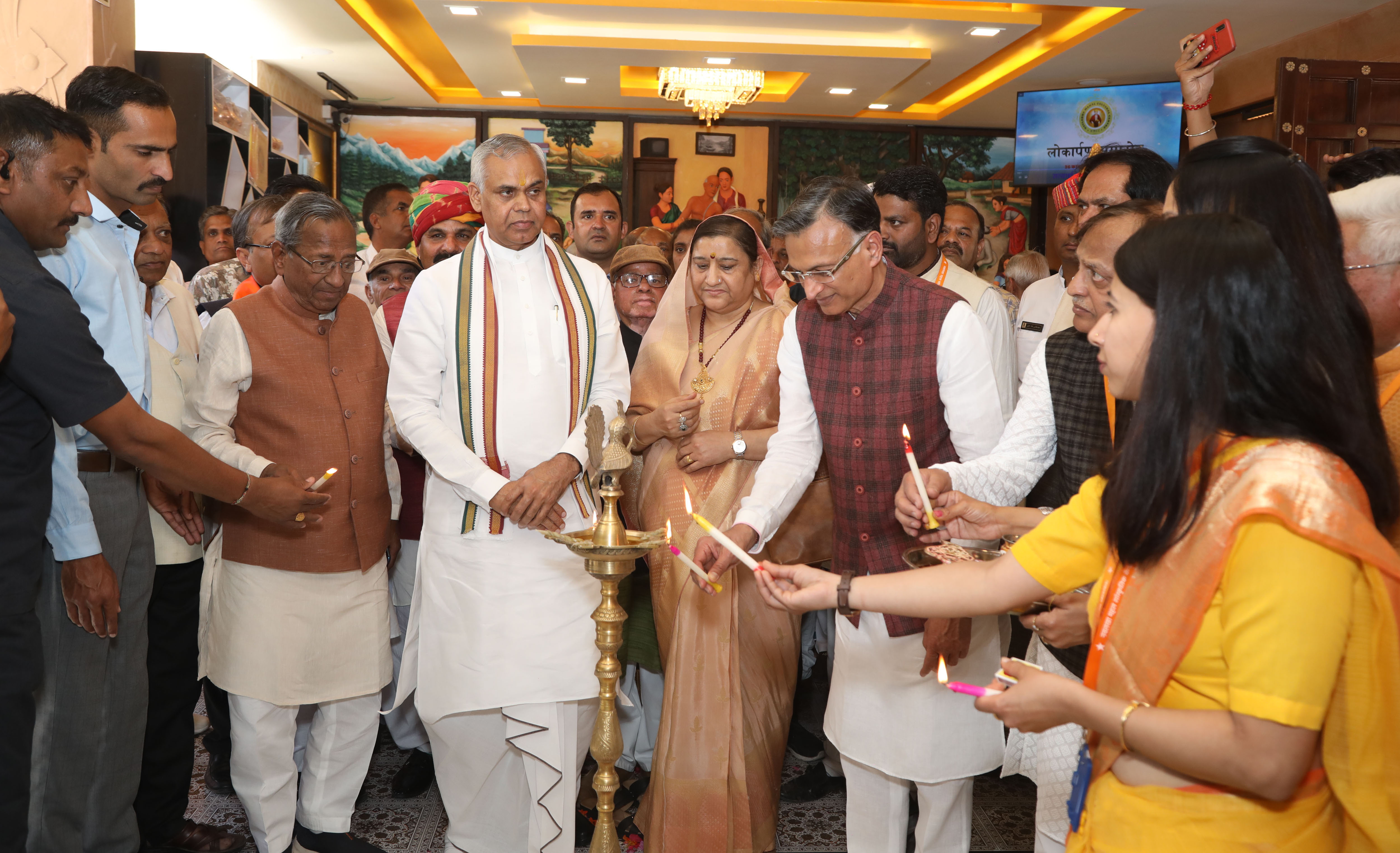 Acharya Devvrat inaugurated 3 newly constructed blocks