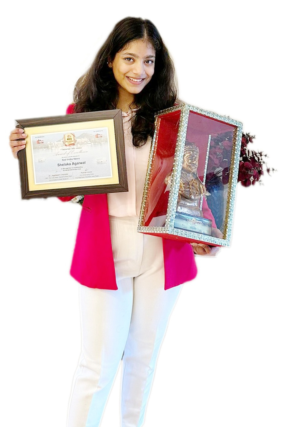 Shloka Agarwal Receives 'Mewar Gaurav Samman' 