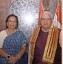 Dr. Rajshree Gandhi had a dignified conversation with Governor Kalraj Mishra