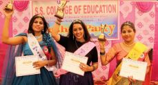 Shalini Crowned Miss Mudita 2023 at S.S. College of Education Freshers' Party