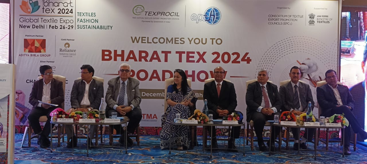 Roadshow Paves the Way for Bharat Tex 2024 – India’s Mega Textile Expo in Bhilwara