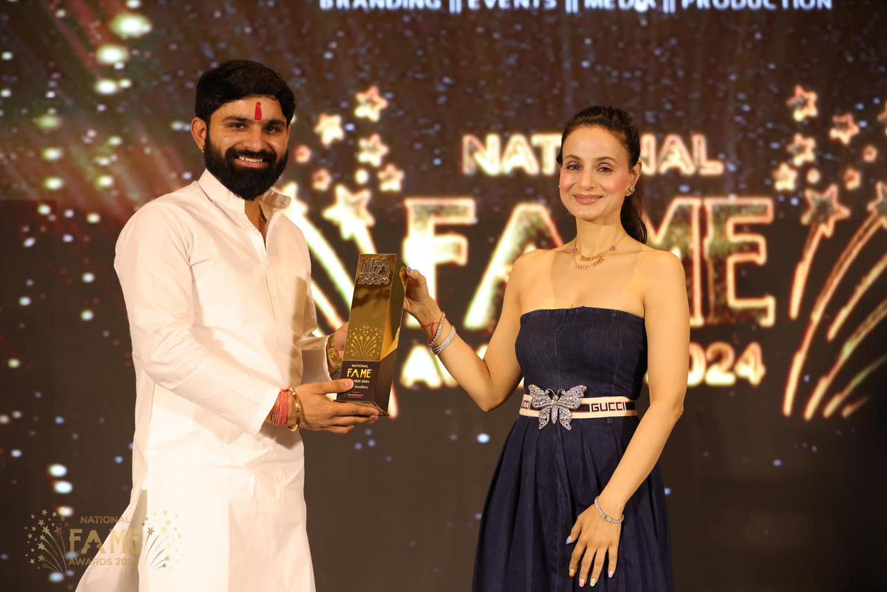 Ravi Chaudhary Honored with "National Fame Award"