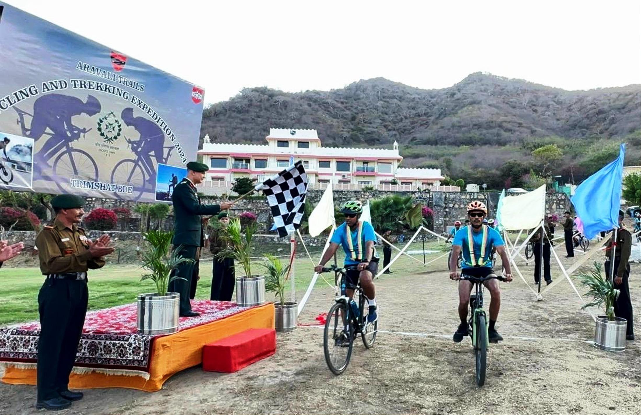 Indian Army Flags off Aravali Trail Campaign