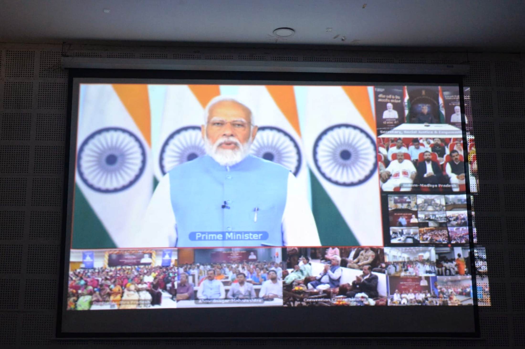 Prime Minister Modi Engages in Dialogue Program with Marginalized Groups, Launches Social Welfare Portal
