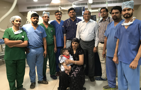 “15 Days Old Saved From Rare Cardiac Defect”