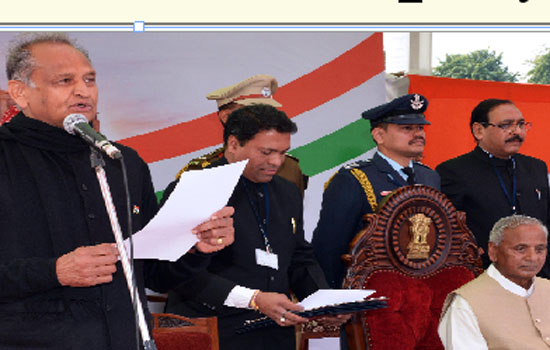 Ashok Gehlot sworn in as Rajasthan CM, Sachin Pilot as Deputy CM