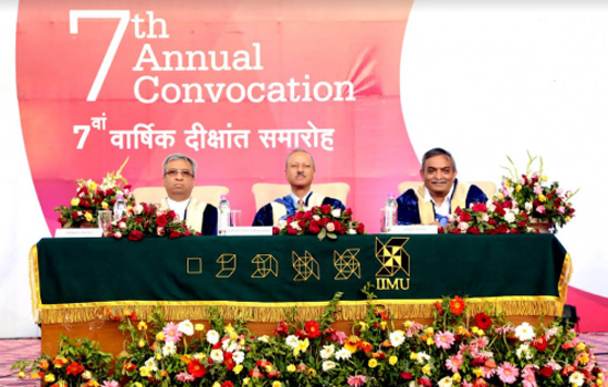 INDIAN INSTITUTE OF MANAGEMENT UDAIPUR HOLDS ITS SEVENTH CONVOCATION CEREMONY