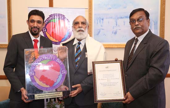 Shriji Arvind Singh Mewar bestowed the prestigious  ‘IHC Lifetime Achievement Award 2018’ 