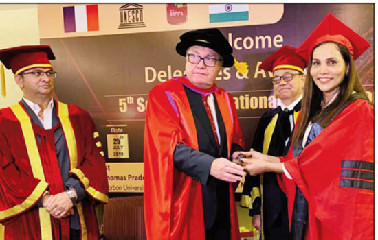 Rekha Chaudhari Awarded Philosophiae Doctor Honoris Causa
