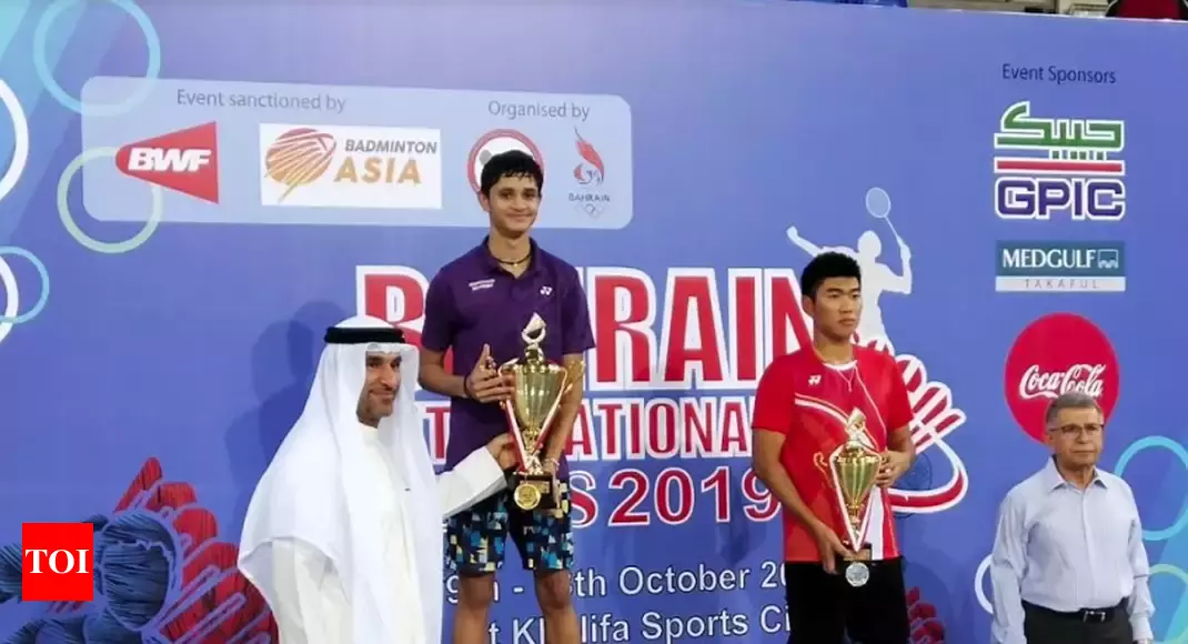 Priyanshu Rajawat claims men's singles title at Bahrain International Series