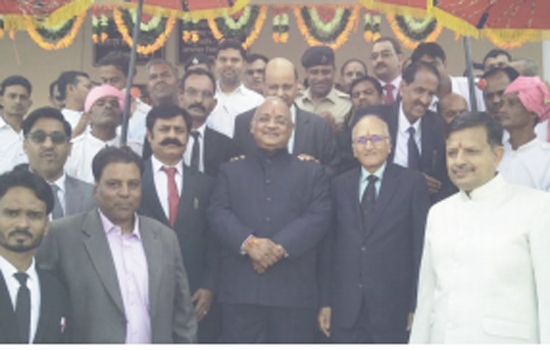 Grand launch of the first model court complex of the State