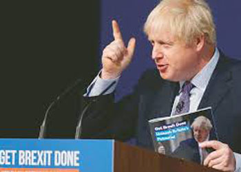 British PM launches Conservative Party manifesto